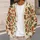 Autumn Orange Leaves And Red Berries For Cozy Everyday Layering Women's Boho Wardrobe All-over Print Knitted Cardigan - 5
