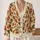 Autumn Orange Leaves And Red Berries For Cozy Everyday Layering Women's Boho Wardrobe All-over Print Knitted Cardigan - 2