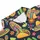 Neon Sugar Skull Taco Fiesta for Cinco de Mayo Celebrations and Party Nights With Friends Men's Polo Shirt - 6