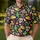 Neon Sugar Skull Taco Fiesta for Cinco de Mayo Celebrations and Party Nights With Friends Men's Polo Shirt - 4