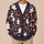 Halloween Ghost Pumpkin Daisy Motifs for Cozy Autumn Layering and Casual Boho Women All-over Print Knitted Cardigan - 6
