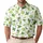 Fresh Mojito Lime Cocktail Motifs for Tropical Summer Holidays and Golf Getaways Men's Polo Shirt - 1