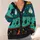Halloween Pumpkins, Bats, Ghosts and Witches for Spooky Autumn Celebrations All-over Print Knitted Cardigan - 4