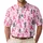 Pink Ribbon Breast Cancer Awareness Motifs for Support Events and Survivor Gifts Men's Polo Shirt - 1