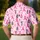 Pink Ribbon Breast Cancer Awareness Motifs for Support Events and Survivor Gifts Men's Polo Shirt - 5
