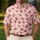Pink Martini Glasses And Cherries For Summer Parties And Tropical Getaways Men's Polo Shirt - 4