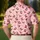 Pink Martini Glasses And Cherries For Summer Parties And Tropical Getaways Men's Polo Shirt - 5