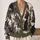 Black Cat Witch and Haunted House Halloween Charm for Cozy October Gift Seekers All-over Print Knitted Cardigan - 2