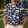 Neon Casino Cards, Dice And Cocktails For Lucky Night Gaming And Las Vegas Parties Men's Polo Shirt - 4