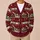Christmas Village Train and Nutcracker Holiday Cheer for Festive Family Gatherings All-over Print Knitted Cardigan - 6