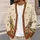 Autumn Cottage Countryside Scenes for Thanksgiving Gatherings and Cozy Fall Days All-over Print Knitted Cardigan - 5