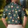 Whiskey Bottles, Bourbon Tumblers and Cigars for Tropical Summer Parties and Relaxed Evenings Men's Polo Shirt - 5