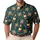 Whiskey Bottles, Bourbon Tumblers and Cigars for Tropical Summer Parties and Relaxed Evenings Men's Polo Shirt - 1