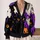 Black Cat, Friendly Ghosts And Pumpkins For Spooky Halloween Fall Celebrations All-over Print Knitted Cardigan - 2