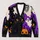 Black Cat, Friendly Ghosts And Pumpkins For Spooky Halloween Fall Celebrations All-over Print Knitted Cardigan - 1