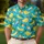 Banana And Tropical Fruit Party Style For Sunny Beach Getaways And Summer Lounging Men's Polo Shirt - 4