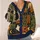 Black Cat Ghost Pumpkin Halloween Patchwork for Cozy Spooky Season Fall Festival Wear All-over Print Knitted Cardigan - 4