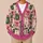 Sugar Plum Fairy Christmas Ballet Holiday Cheer for Festive Dance Lovers and Fans All-over Print Knitted Cardigan - 6