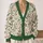 Pink Wildflower Botanical Foliage For Spring Layering And Everyday Women's Nature Style All-over Print Knitted Cardigan - 2