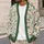 Pink Wildflower Botanical Foliage For Spring Layering And Everyday Women's Nature Style All-over Print Knitted Cardigan - 5