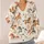 Vintage Carousel Horses for Equestrian Weekend Style and Women's Casual Autumn Layering All-over Print Knitted Cardigan - 4