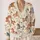 Vintage Carousel Horses for Equestrian Weekend Style and Women's Casual Autumn Layering All-over Print Knitted Cardigan - 2