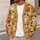 Pumpkin Ghost Halloween Autumn Style For Women, Cozy Vacation And Date-Ready Layering All-over Print Knitted Cardigan - 5