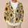 Sunflower Leopard Floral Boho Layering Style for Fall and Winter Outfits for Women All-over Print Knitted Cardigan - 6