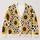 Sunflower Leopard Floral Boho Layering Style for Fall and Winter Outfits for Women All-over Print Knitted Cardigan - 1
