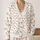 Reindeer Face Motif for Cozy Holiday Gatherings and Winter Celebrations for Women All-over Print Knitted Cardigan - 2