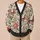 Rose And Butterfly Botanical Motif For Everyday Layering, Women’s Romantic Garden Style All-over Print Knitted Cardigan - 6
