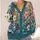 Colorful Hand-Drawn Floral Blooms for Relaxed Bohemian Layering and Everyday Style All-over Print Knitted Cardigan - 4