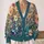 Colorful Hand-Drawn Floral Blooms for Relaxed Bohemian Layering and Everyday Style All-over Print Knitted Cardigan - 2