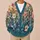 Colorful Hand-Drawn Floral Blooms for Relaxed Bohemian Layering and Everyday Style All-over Print Knitted Cardigan - 6