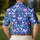 Blue Purple Heart Motif For Summer Golf Days And Coastal Weekend Style For Men Women Men's Polo Shirt - 5
