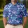 Blue Purple Heart Motif For Summer Golf Days And Coastal Weekend Style For Men Women Men's Polo Shirt - 4