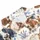 Watercolor Cow Herd in Blue and Brown for Farm Days, Ranch Weekends, and Country Style Men's Polo Shirt - 6