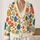Colorful Retro Polka Dots for Everyday Layering, Parties, and Casual Womenswear Style All-over Print Knitted Cardigan - 2