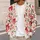 Pink Christmas Gift Bows And Ornaments For Festive Winter Layering Women’s Holiday Style All-over Print Knitted Cardigan - 5