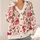Pink Christmas Gift Bows And Ornaments For Festive Winter Layering Women’s Holiday Style All-over Print Knitted Cardigan - 4