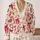 Pink Christmas Gift Bows And Ornaments For Festive Winter Layering Women’s Holiday Style All-over Print Knitted Cardigan - 2