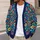 Vibrant Folk Floral Botanical Motifs For Festivals And Casual Weekends For Women All-over Print Knitted Cardigan - 5