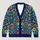 Vibrant Folk Floral Botanical Motifs For Festivals And Casual Weekends For Women All-over Print Knitted Cardigan - 1