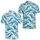 Teal Ocean Currents For Golf, Tennis, And Pickleball Athletes On Summer Fairways Men's Polo Shirt - 2