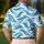 Teal Ocean Currents For Golf, Tennis, And Pickleball Athletes On Summer Fairways Men's Polo Shirt - 5