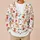 Romantic Dog Hearts Holiday Gift Idea for Pet Lovers and Cozy Winter Layering Style All-over Print Knitted Cardigan - 6