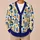 Abstract Geometric Shapes for Casual Autumn Layering and Everyday Creative Wardrobes All-over Print Knitted Cardigan - 6
