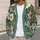 Watercolor Garden Flowers for Spring Layering and Everyday Boho Style for Plus Size Women All-over Print Knitted Cardigan - 5