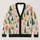 Watercolor Forest Trees for Cozy Autumn Layering, Woodland Style for Nature Lovers All-over Print Knitted Cardigan - 1