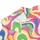Groovy Neon Swirls and Floral Shapes for Golf Days, Pickleball Fun, and Summer Men's Polo Shirt - 6